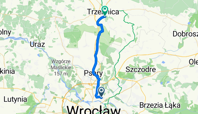 L Staffa, Wrocław do Leśna, Trzebnica