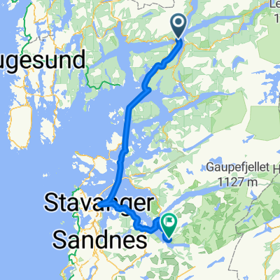 Von Hebnes bis Forsand