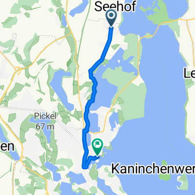 Seehofer Straße nach Werderstraße