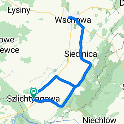 Wschowska, Szlichtyngowa do Szlichtyngowa