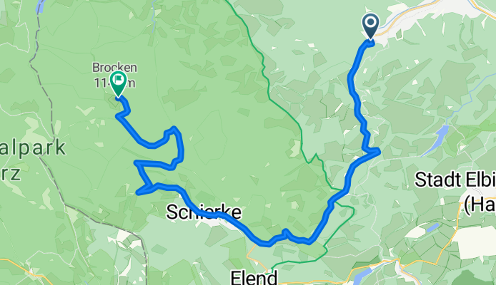 Brocken ab Wernigerode