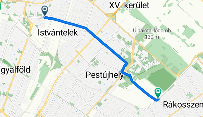 Virág utca, Budapest - Rákospalotai határút, Budapest