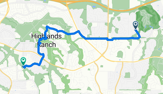 Tuscany Ln, Highlands Ranch to Salford Ln, Highlands Ranch