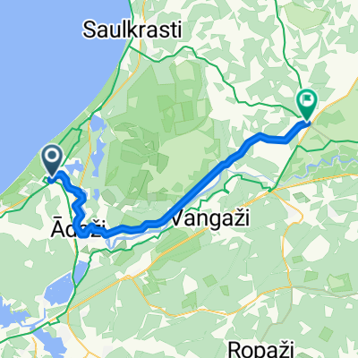 Nēģu iela to Saules iela 1D