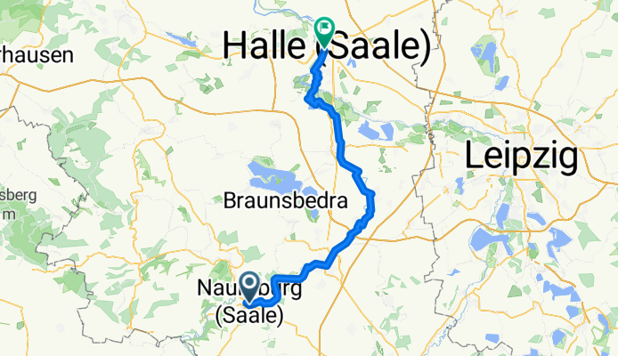 Topfmarkt, Naumburg nach Hallorenring, Halle (Saale)