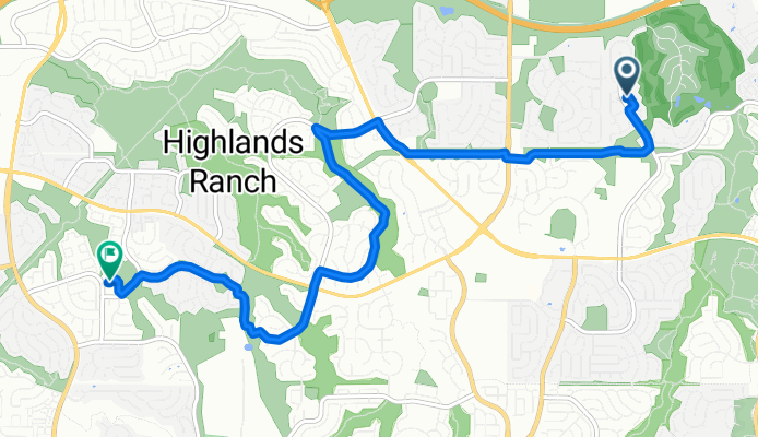 Tuscany Ln, Highlands Ranch to Salford Ln, Highlands Ranch