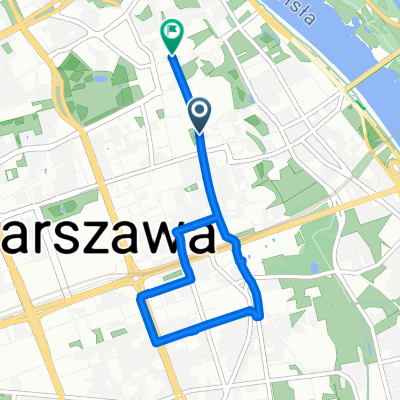Krakowskie Przedmieście, Warszawa do Krakowskie Przedmieście, Warszawa