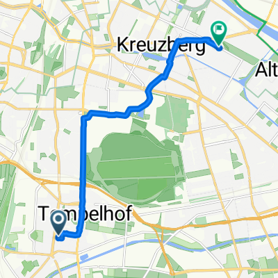 Friedrich-Wilhelm-Straße, Berlin nach Wiener Straße, Berlin