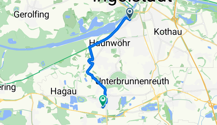Rankestraße, Ingolstadt nach Vogelweidestraße, Ingolstadt