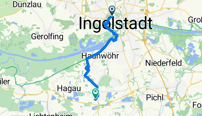 Dreizehnerstraße, Ingolstadt nach Vogelweidestraße, Ingolstadt