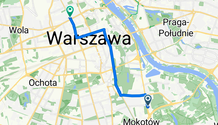 Czerniakowska, Warsaw to al Jana Pawła II, Warsaw