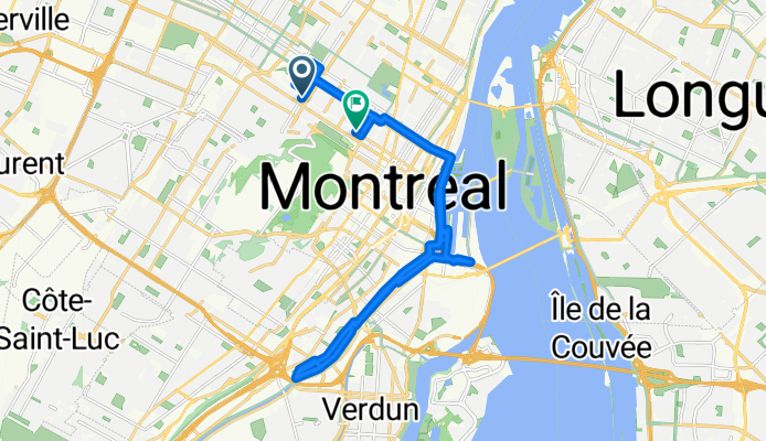 Av Laurier O, Montréal to Boul St-Laurent, Montréal