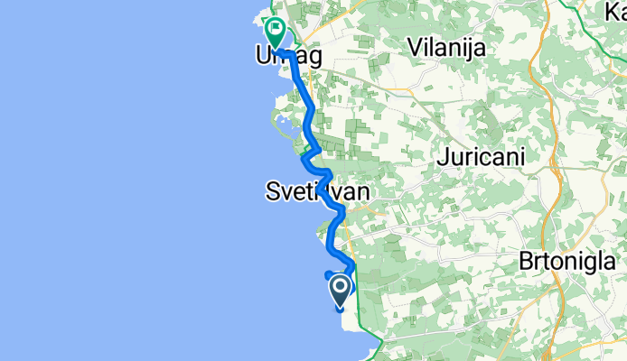 Karigador - Carigador, Karigador naar Riječka ulica, Umag