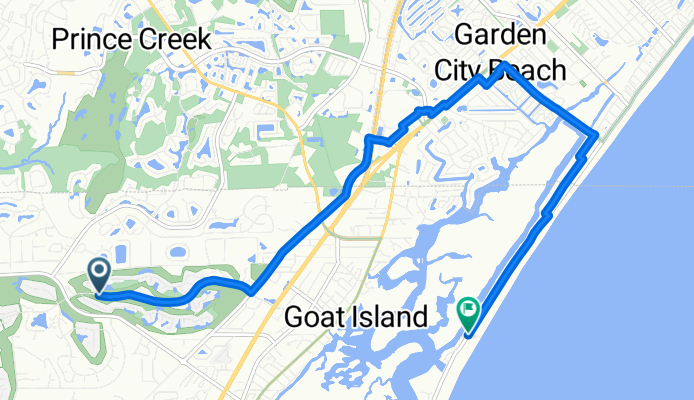 Route in Murrells Inlet