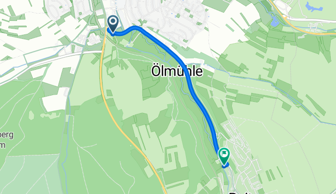 Bretten nach Ruit, Bretten