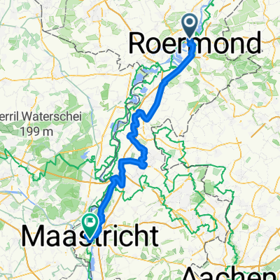 Maasplassen, Roermond to Grote Staat, Maastricht