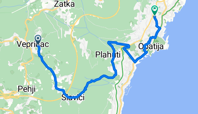 Stari Grad, Veprinac nach Emila Bošnjaka, Opatija