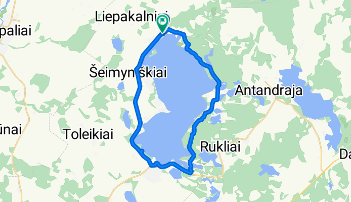 Pakrantės g., Alaušai to Pakrantės g., Šeimyniškiai