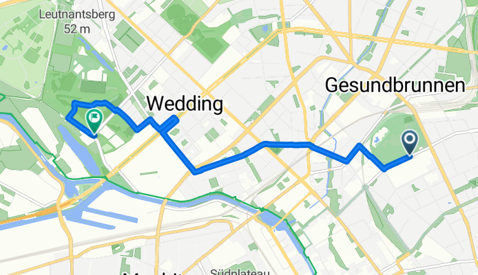 Route in Berlin