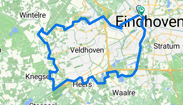 Fietsbrug over de Dommel – Dommelvallei rondtocht