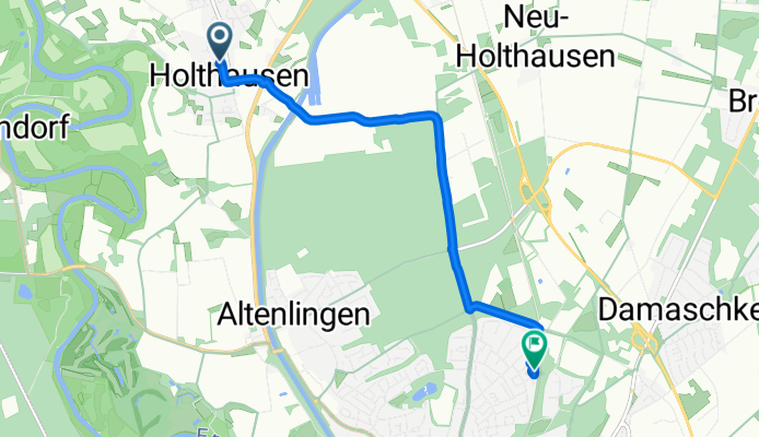 Holthauser Esch, Lingen (Ems) nach Kuckuckstraße, Lingen (Ems)