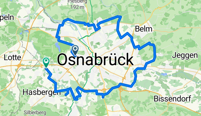 Corneliusweg, Osnabrück nach Rheiner Landstraße, Osnabrück