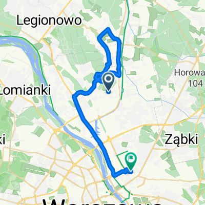 Ornecka, Warszawa do Witebska, Warszawa