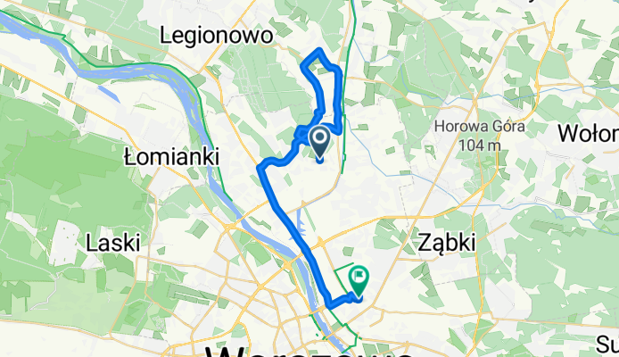 Ornecka, Warszawa do Witebska, Warszawa