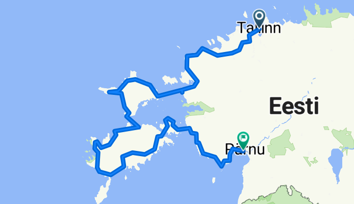 Route to Parnu