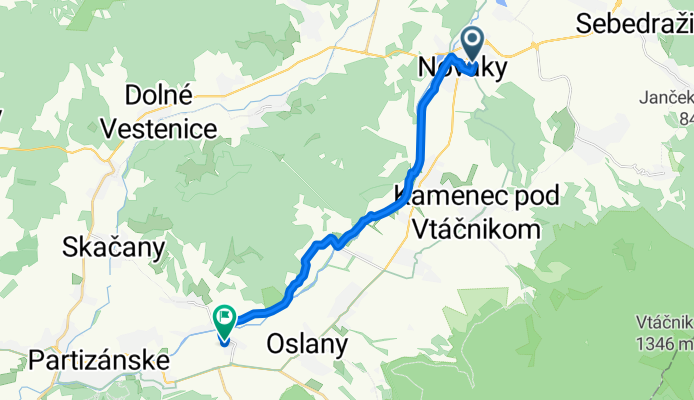 Lehotská, Nováky až Pažiť, Pažiť