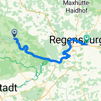 4 etape Dietfurt af der Altmuhl - Regensburg