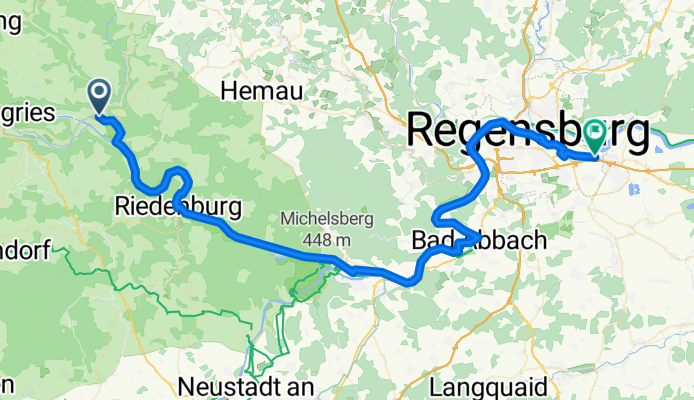 4 etape Dietfurt af der Altmuhl - Regensburg