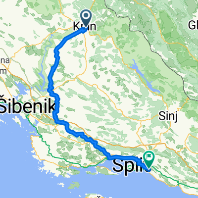 21 06 Von Knin bis Podstrana KEINE Bundesstr, 119km