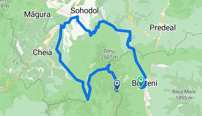 Babele-Omu-Saua Strunga-Bran-Busteni