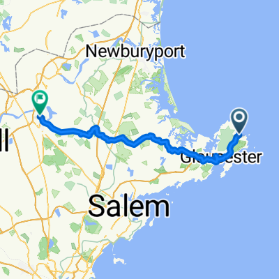 Middle Rd, Rockport to Main St, North Andover