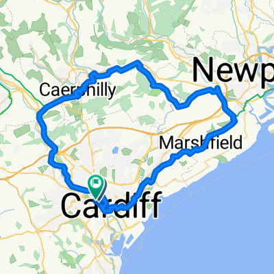 Pontcanna, Cardiff to Kyveilog Street, Cardiff