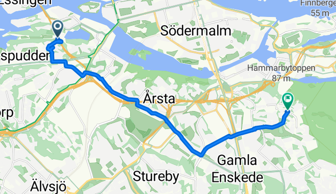 Vinterviksvägen 8, Hägersten to Båstadsvägen 7, Kärrtorp