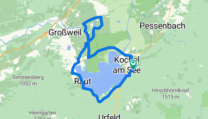 Kochelsee Eichsee Umrundung