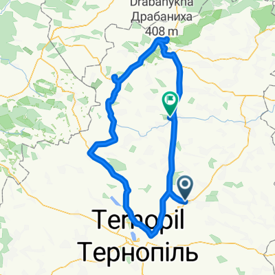 Данила Галицького вулиця, Zbarazh до Новий Світ вулиця, Вишнівець