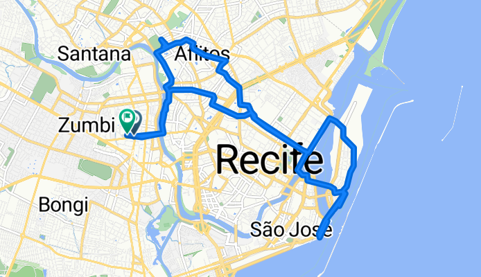 Rua Real da Torre, Recife a Rua José Higino, Recife