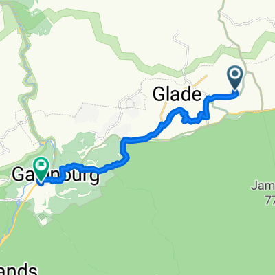 North Gatlinburg to Downtown minimum parkway