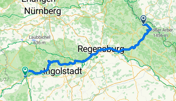 Jakobsweg Eschlkam - Donauwörth.