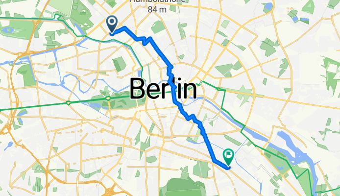 Triftstraße, Berlin to Sonnenallee, Berlin