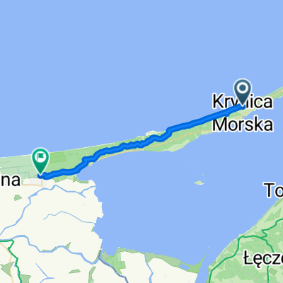 Korczaka, Krynica Morska do Obozowa, Sztutowo