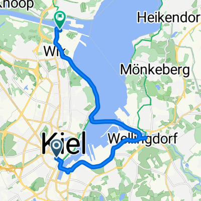 Hopfenstraße, Kiel nach Am Kiel-Kanal, Kiel