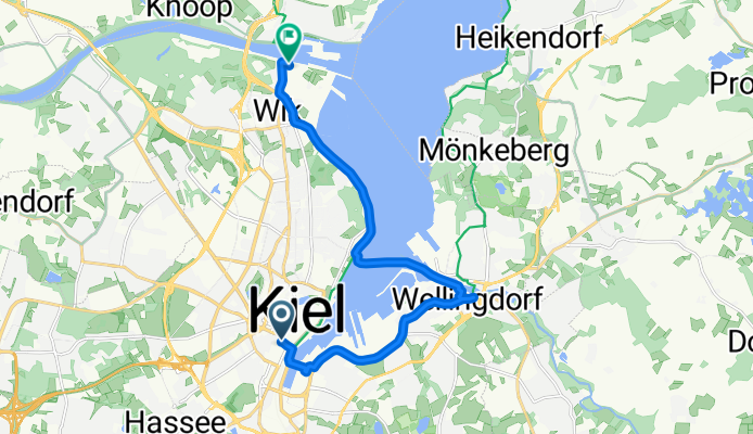 Hopfenstraße, Kiel nach Am Kiel-Kanal, Kiel