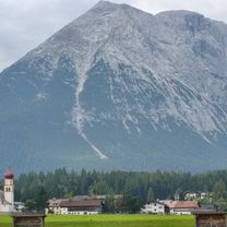 Route im Leutaschtal