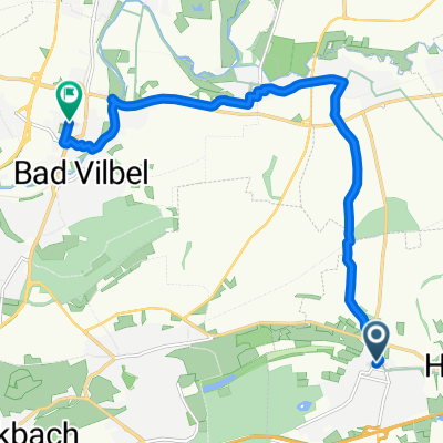 An der Pforte, Maintal nach Bahnhofsplatz, Bad Vilbel