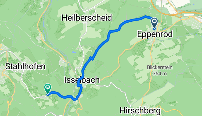 Hauptstraße, Eppenrod nach Aubergweg, Isselbach