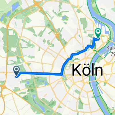 Sudetenweg, Köln nach Schachtstraße, Köln